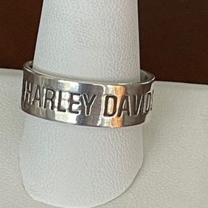Sterling Silver Harley-Davidson Men's Ring+ Pin